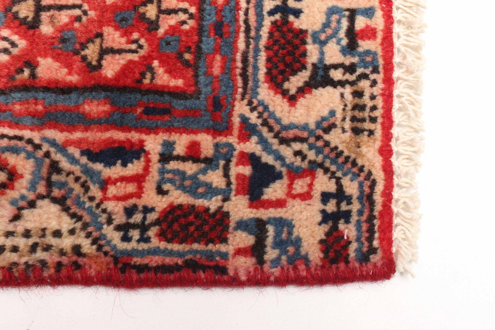 Traditional Vintage Hand-Knotted Area Rug 3’3″ x 4’9″ Oriental Wool Carpet