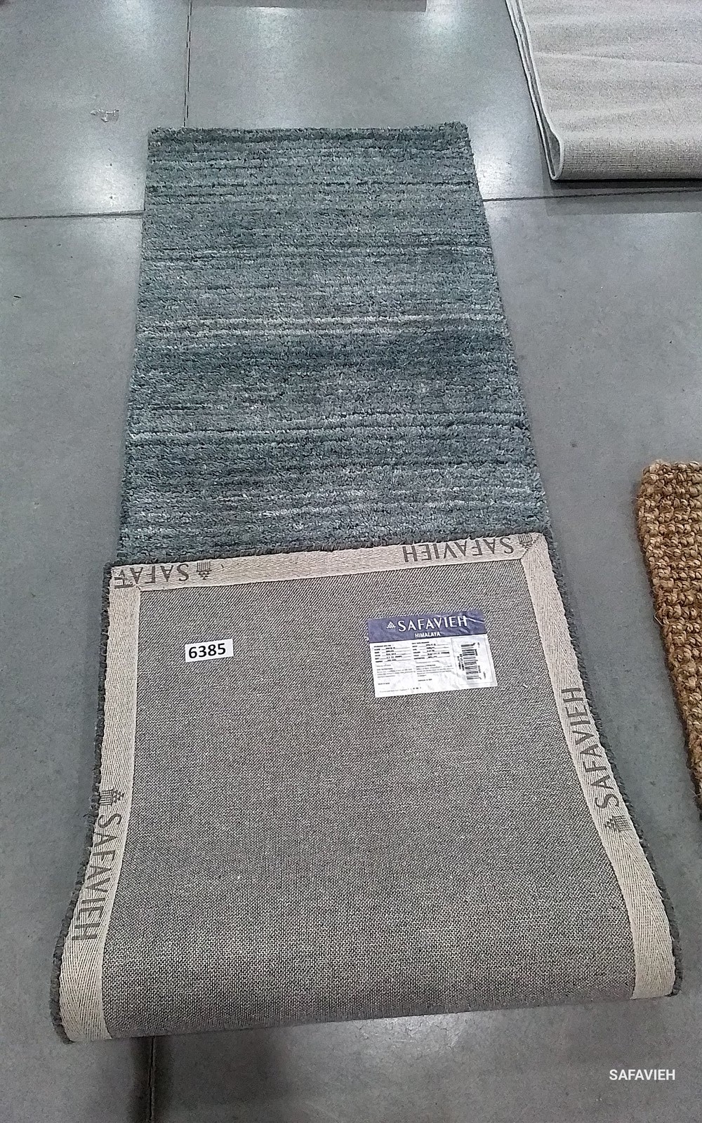 BLUE / GOLD 2′-3″ x 8′-0″ Flaw in Rug, Reduced Price 1172808703 HIM413F-28