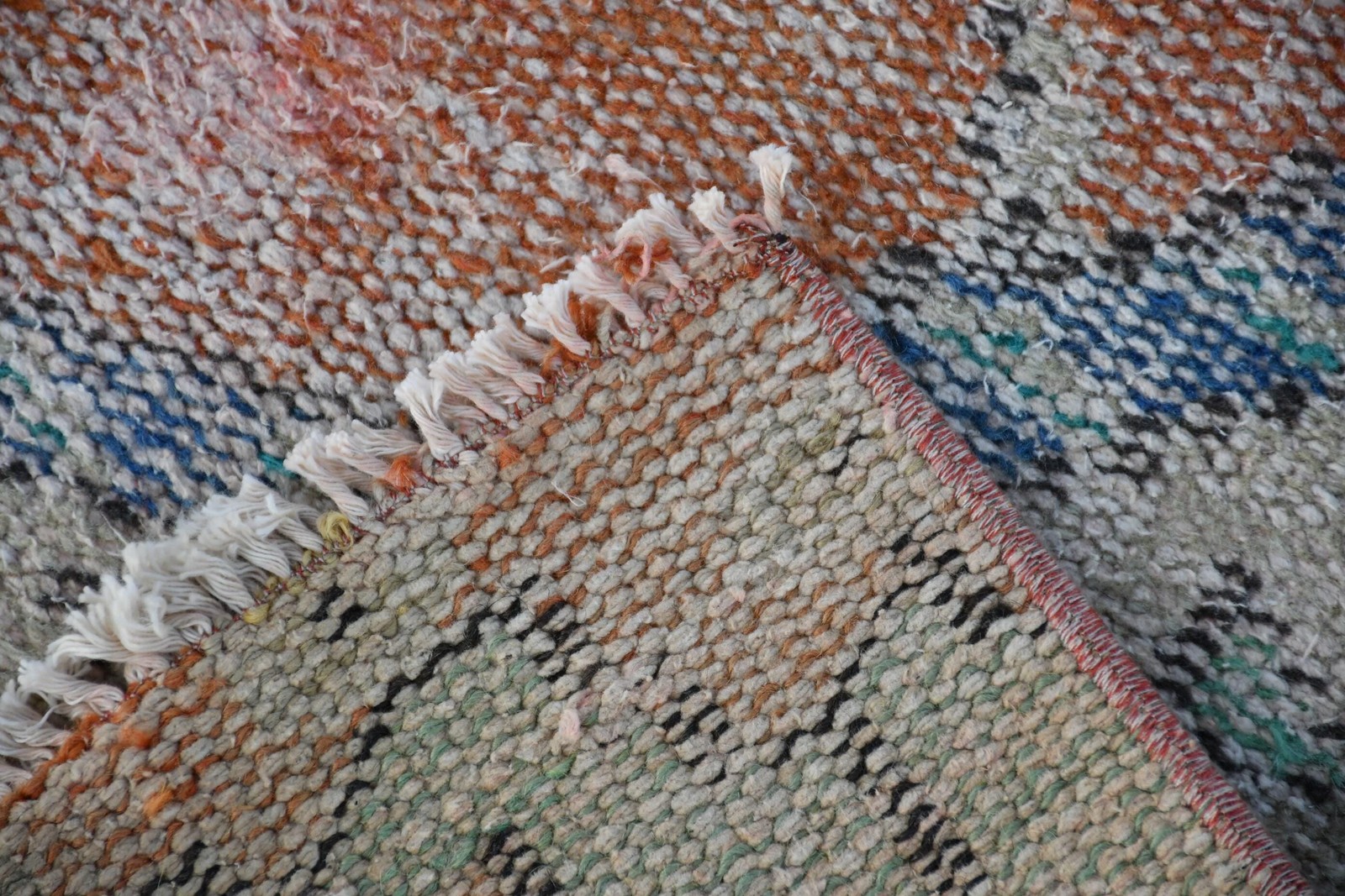 Turkish Rug, Large 5,1×9,6 ft Rug, Orange Handmade Rug