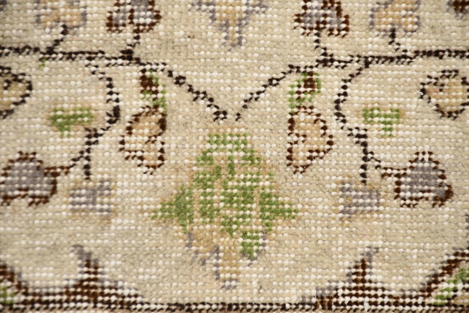 5,4×8,7 ft Turkish Rug, Rug, Green Abstract Rug Wool