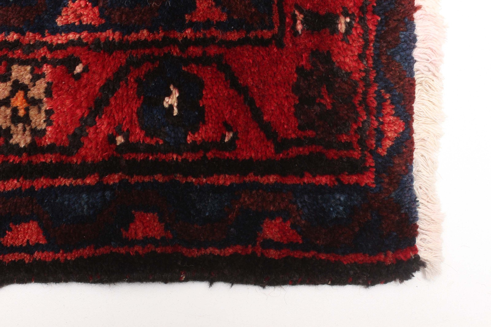 3’4″ x 9’3″ Vintage Hand-knotted Runner Rug Traditional Oriental Wool Carpet