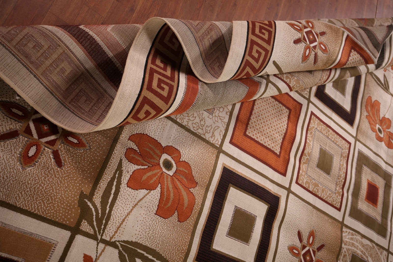 Transitional Panel Design 10×12 ft Turkish Area Rug Holiday Best Deal