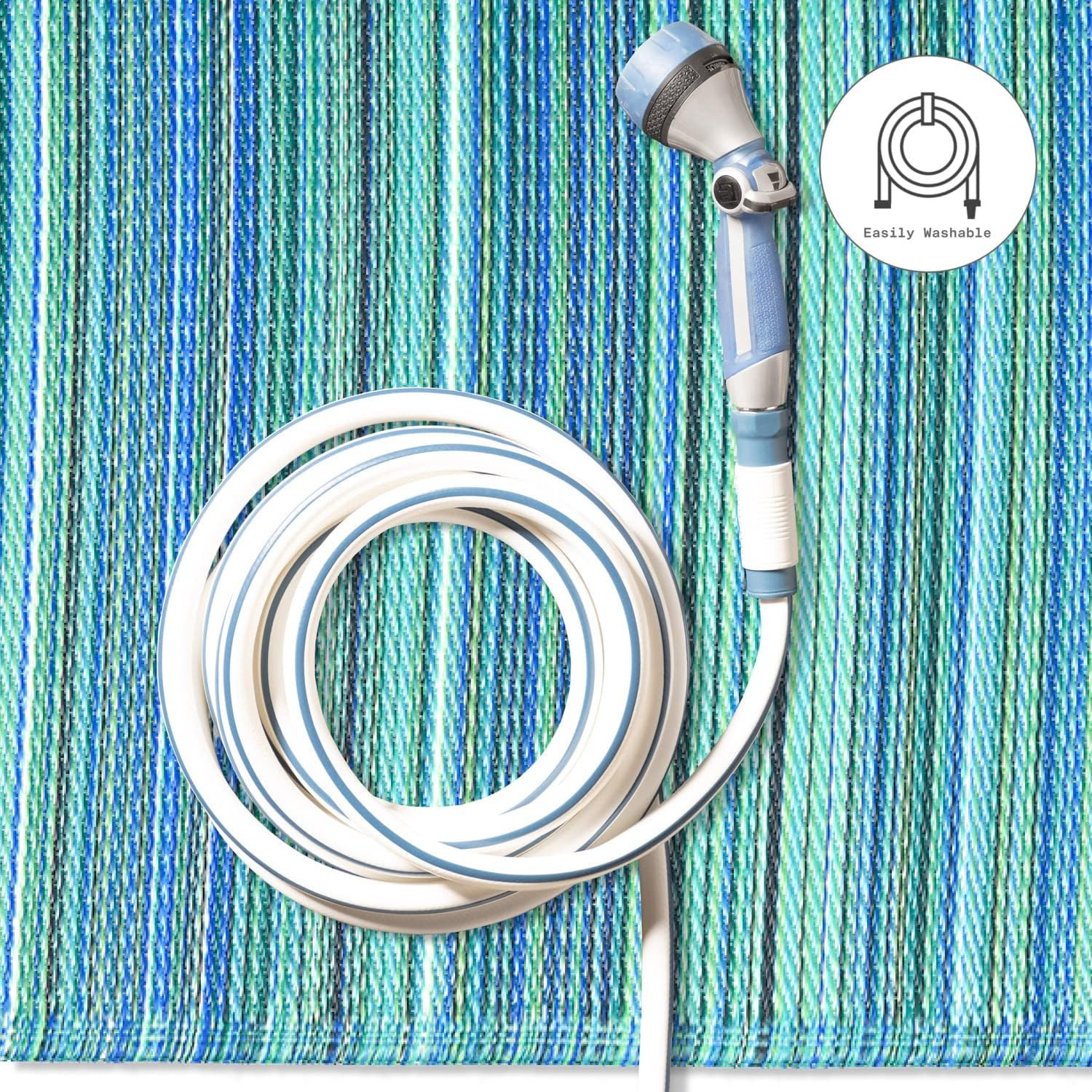 Outdoor Rug – Waterproof, Fade Resistant, Crease-Free – Premium Recycled Plastic