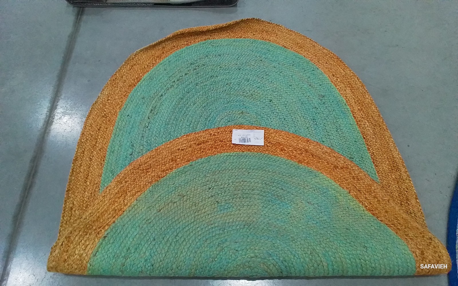 AQUA / NATURAL 4′-0″ x 6′-0″ Flaw in Rug, Reduced Price 1172805484 NF801A-4OV