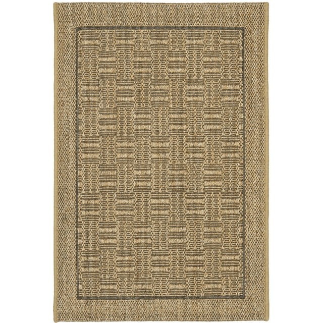 SAFAVIEH PAB359A-2 – 2 X 3 Ft. Palm Beach Power Loomed Accent Area Rug, Natural