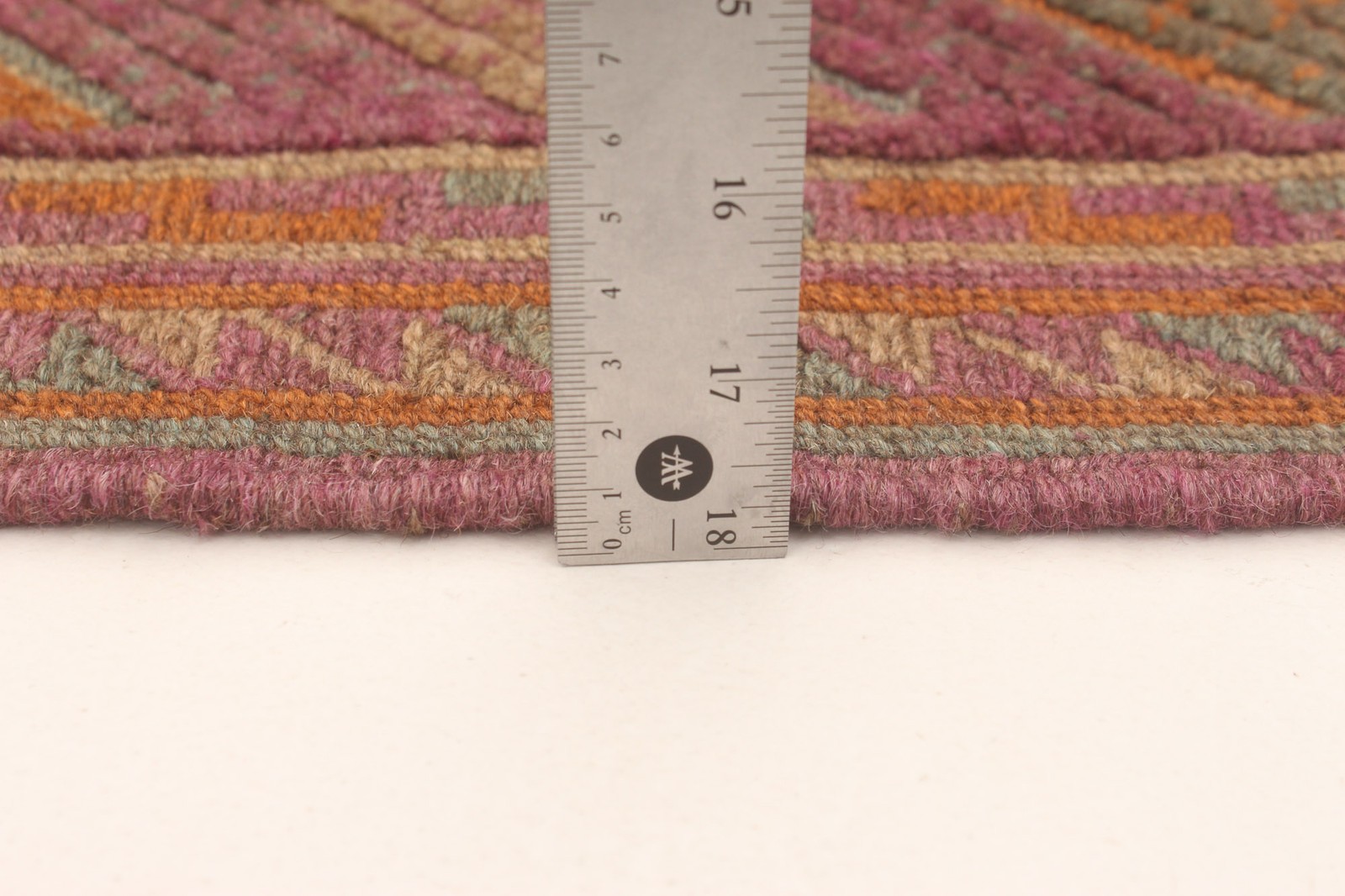 Traditional Purple Hand-knotted Area Rug 3’7″ x 4’5″ Oriental Carpet