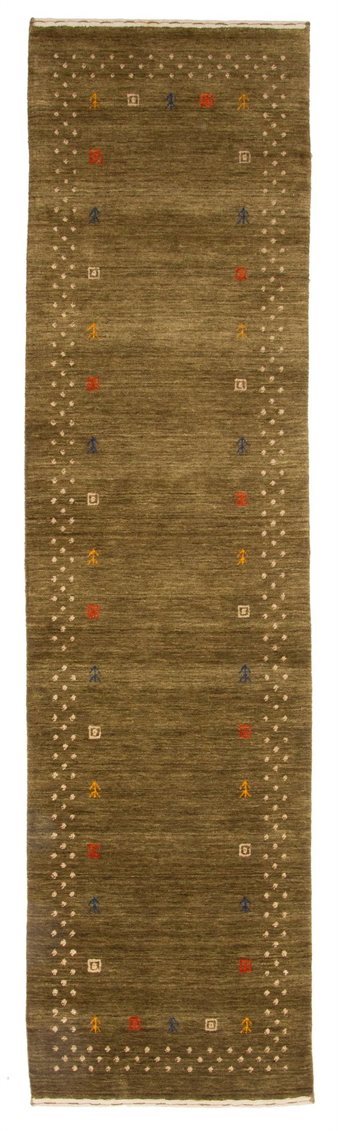 Hand loomed Area Rug 2’7″ x 9’9″ Traditional Wool Oriental Carpet