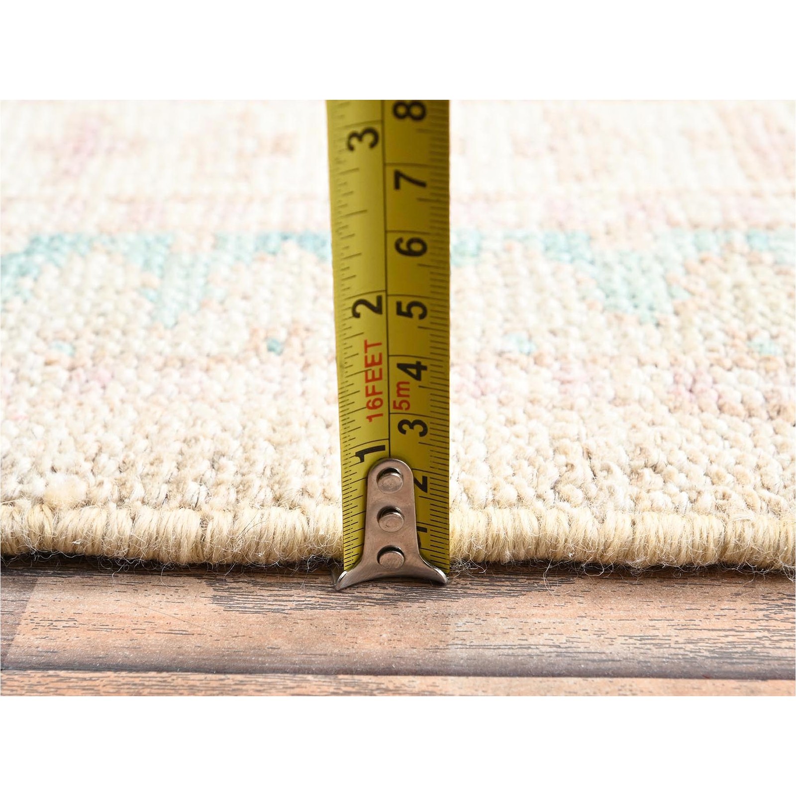 7’9″x10′ Irish Brown Anatolian Village Design Turkish Knot Hand Knotted Wool Rug
