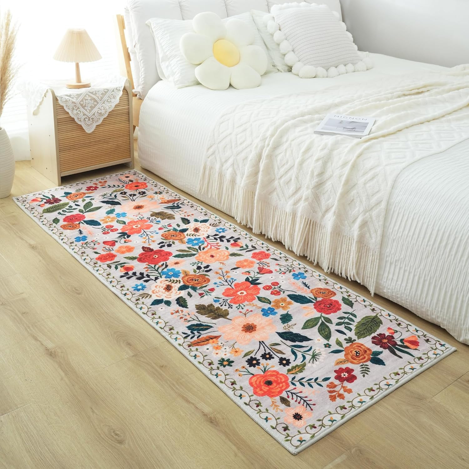 Runner Rug for Hallways Kitchen Rug Non Slip 2’X 6′ Washable Rugs with Rubber Ba