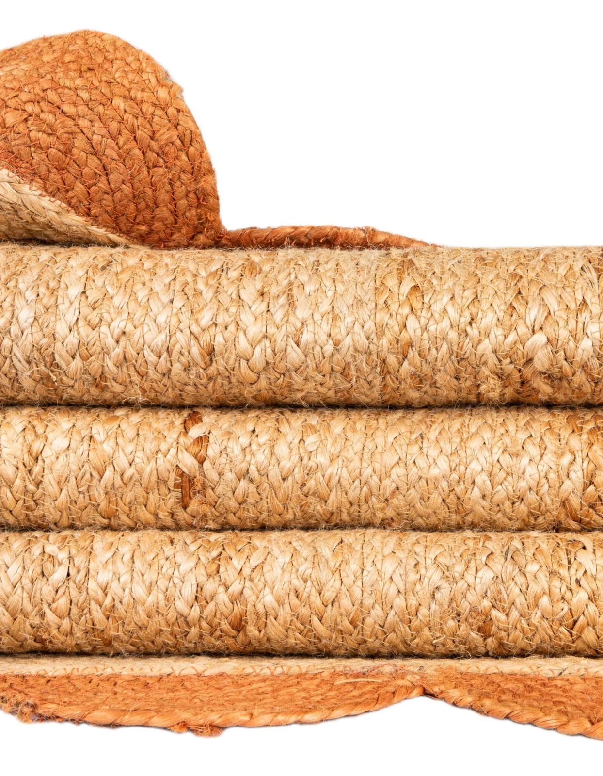 Sivi Handmade Scallop Braided Jute Rug – Natural Jute Area Rug