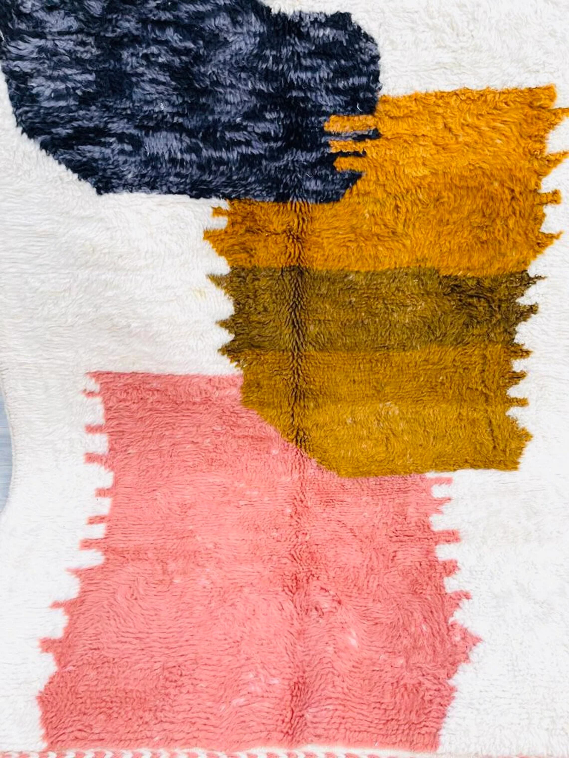 Moroccan rug, beni ourain rug, colorful rug,Moroccan rug, handmade rug, abstract