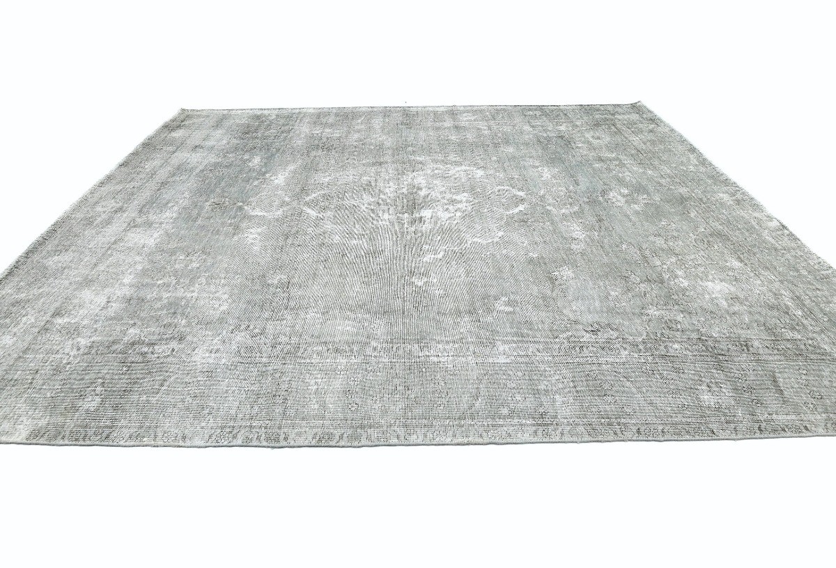 9’8X12’3 ft Antique Distressed Oriental Rug Vintage Floral Stone-Washed Carpet