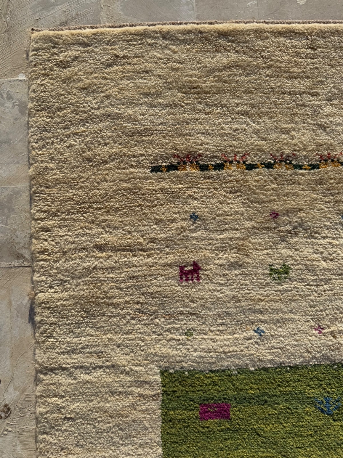 Vintage Fabulous Hand Knotted Traditional Wool Rug Carpet Floor Covering