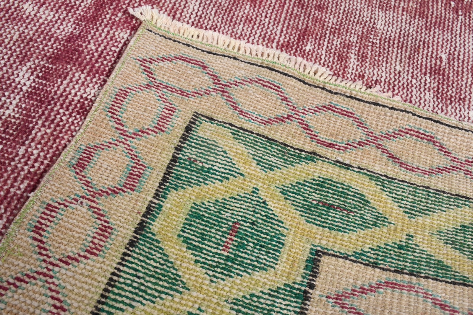 Vintage Turkish Rug 5,5×10,3 ft (168×315 cm), Red Handmade Rug