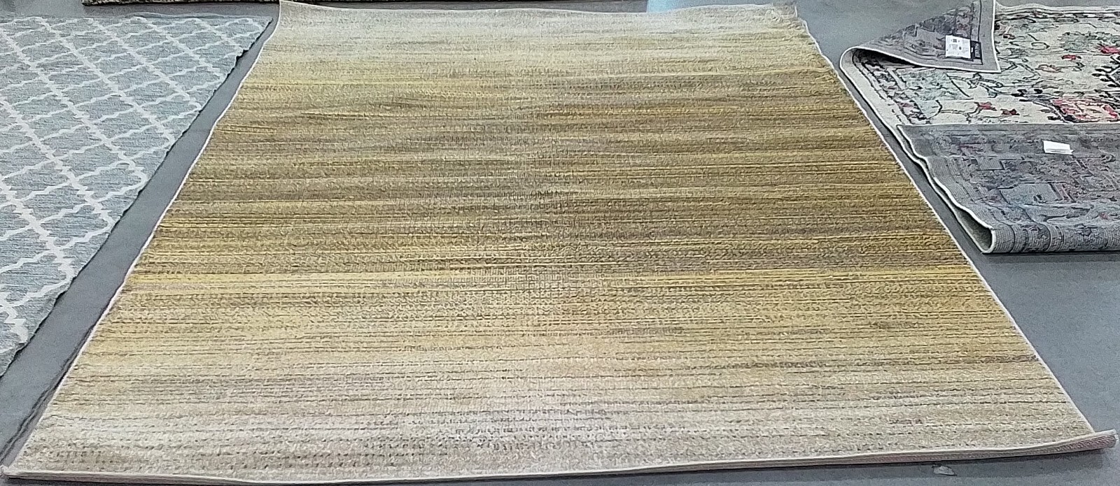 GOLD / IVORY 8′-0″ x 10′-0″ Back Stain Rug, Reduced Price 1172769608 ADR142D-8