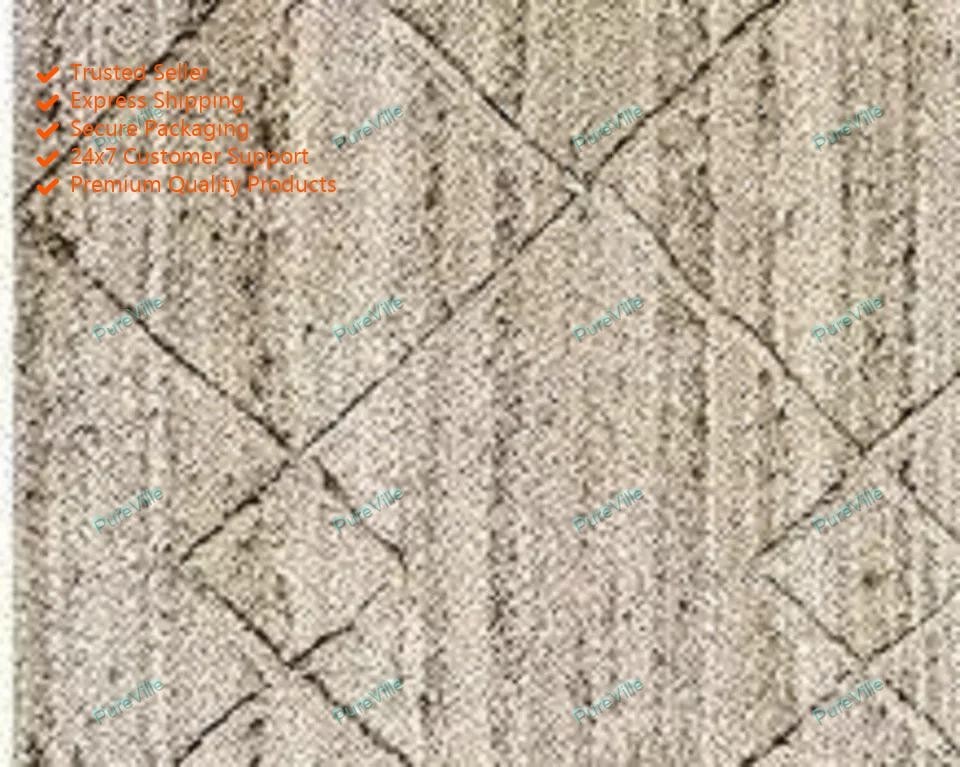 4 x 7 Feet Bohemian Jute Area Rug Handmade Indian Hand Woven Carpet
