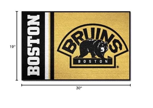 19254 Boston Bruins Starter Mat Accent Rug – 19in. x 30in. | Sports Fan Home