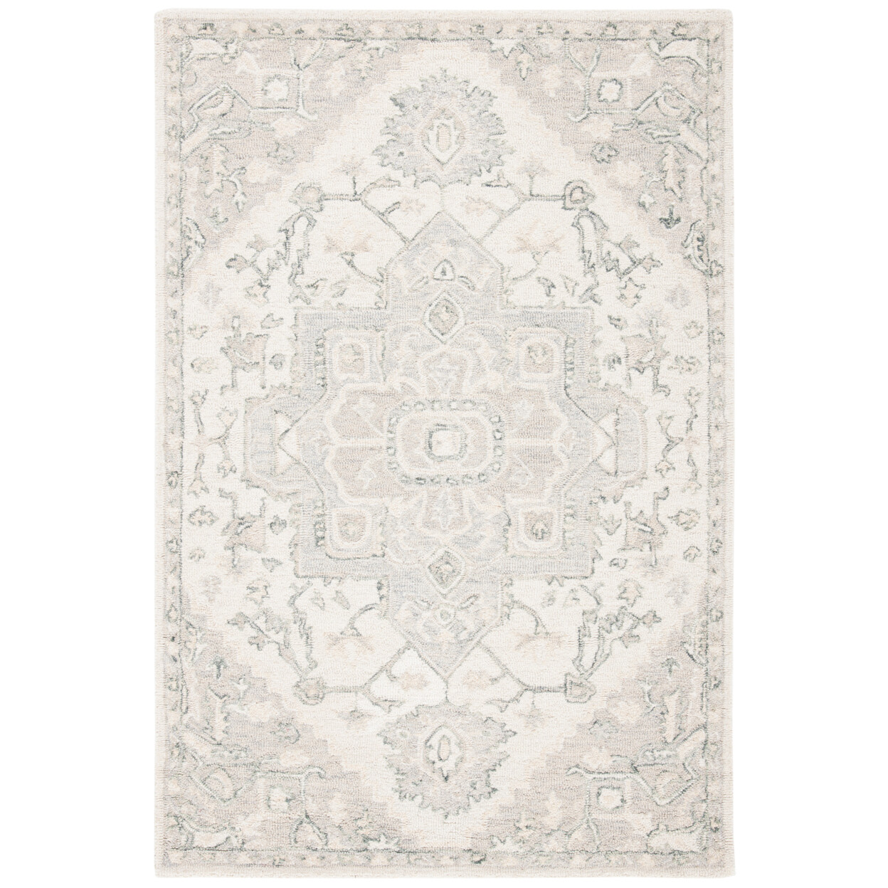 SAFAVIEH Micro-Loop MLP503B Handmade Ivory / Beige Rug