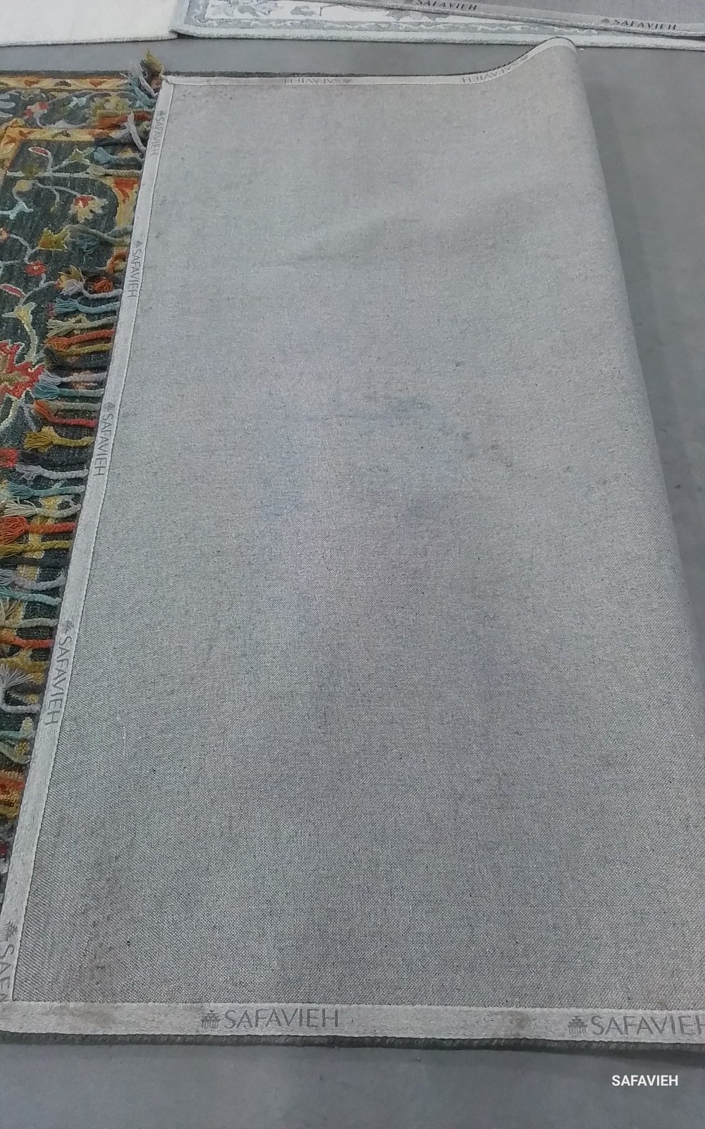 OLIVE / RUST 8′-0″ x 10′-0″ Back Stain Rug, Reduced Price 1172802122 APN116X-8