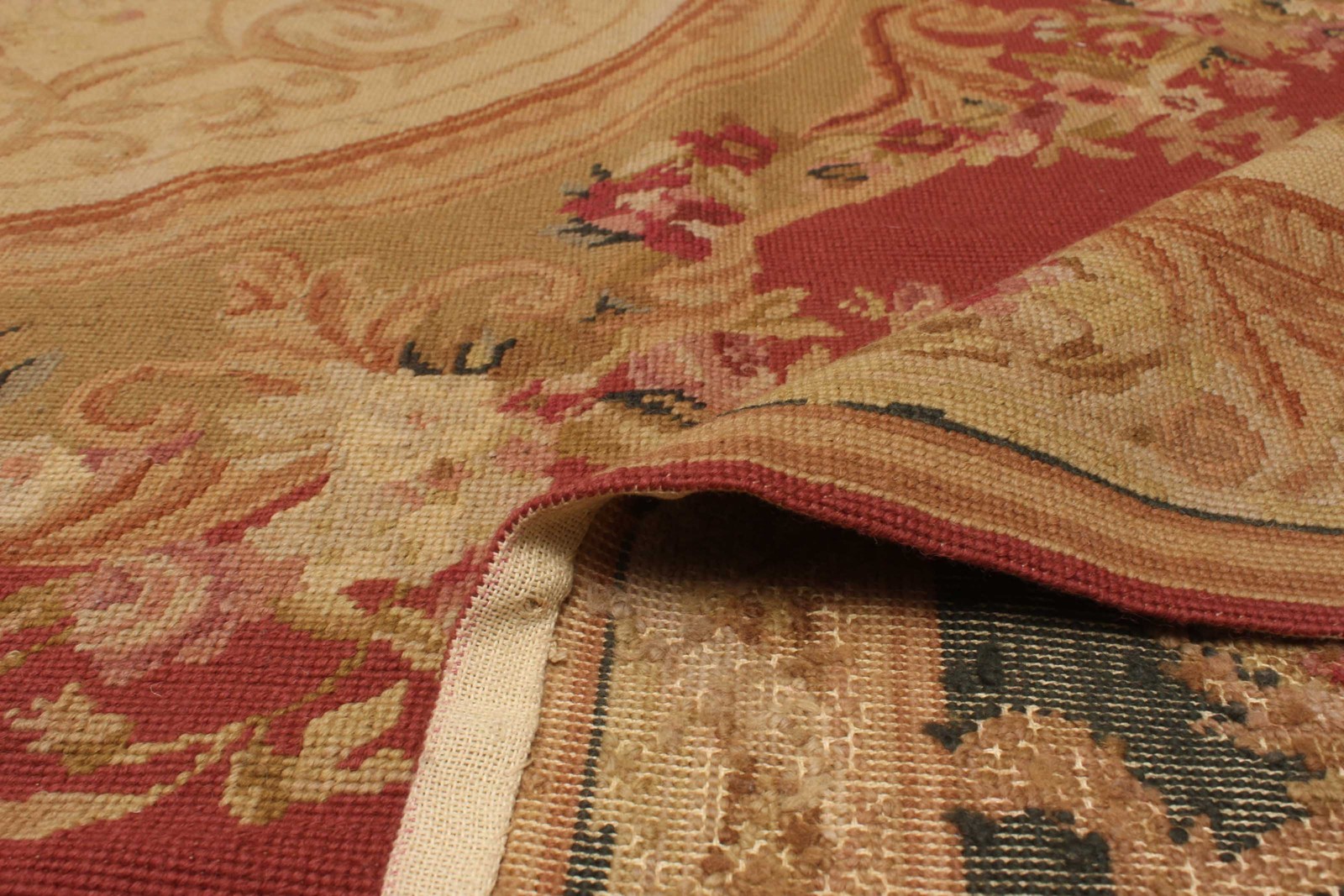 Vintage Hand Woven Area Rug 5’10” x 8’10” Traditional Wool Oriental Carpet