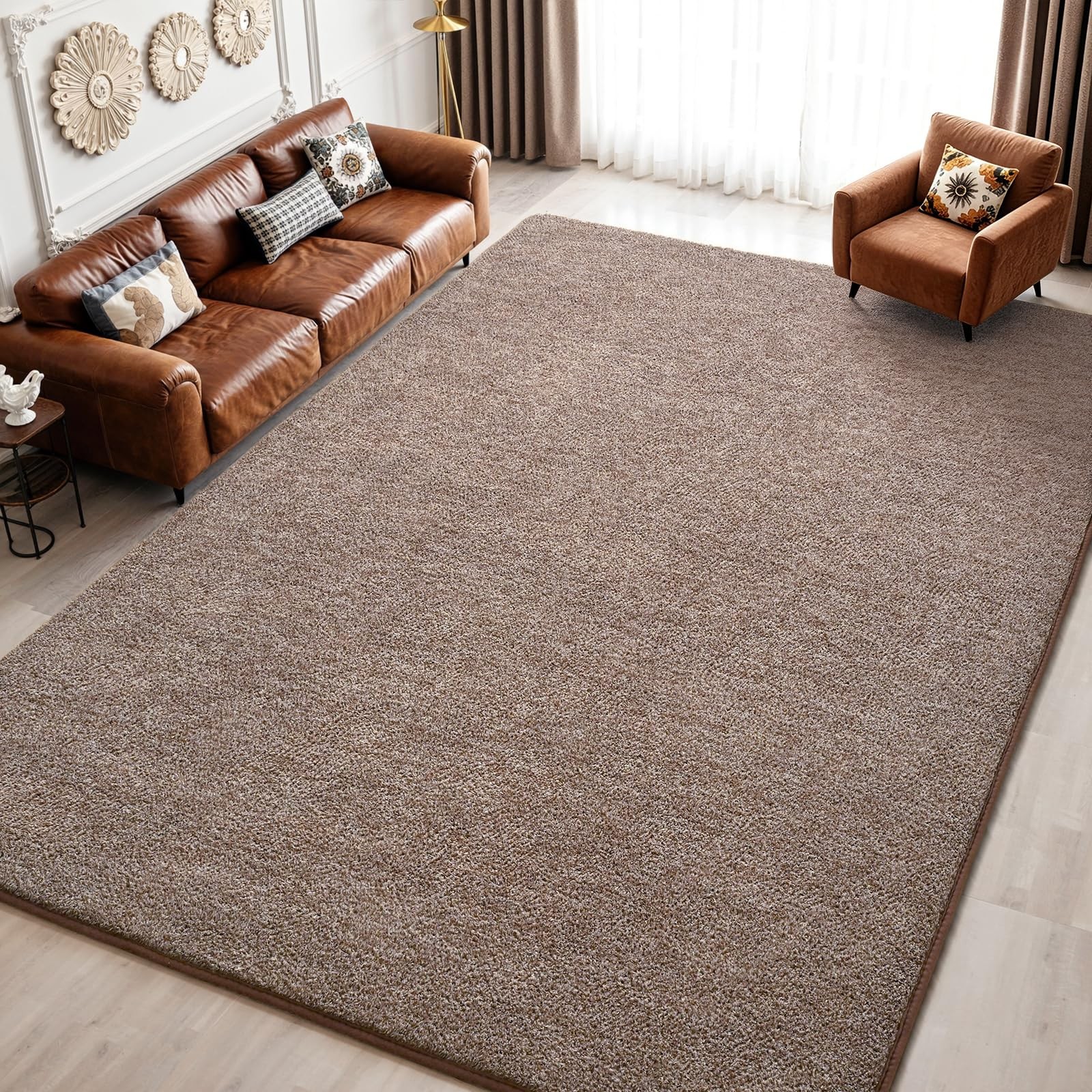 Keeko 4×6 Area Rugs for Living Room, Soft Modern Memory Foam Bedroom Rug Wash…