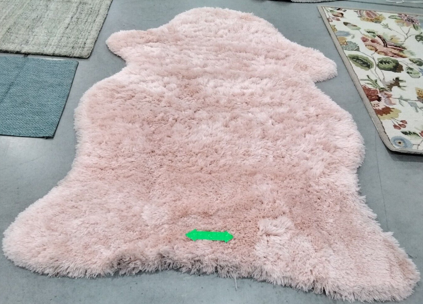 PINK 5′ X 7′ Stained Rug, Reduced Price 1172736809 SG270P-57