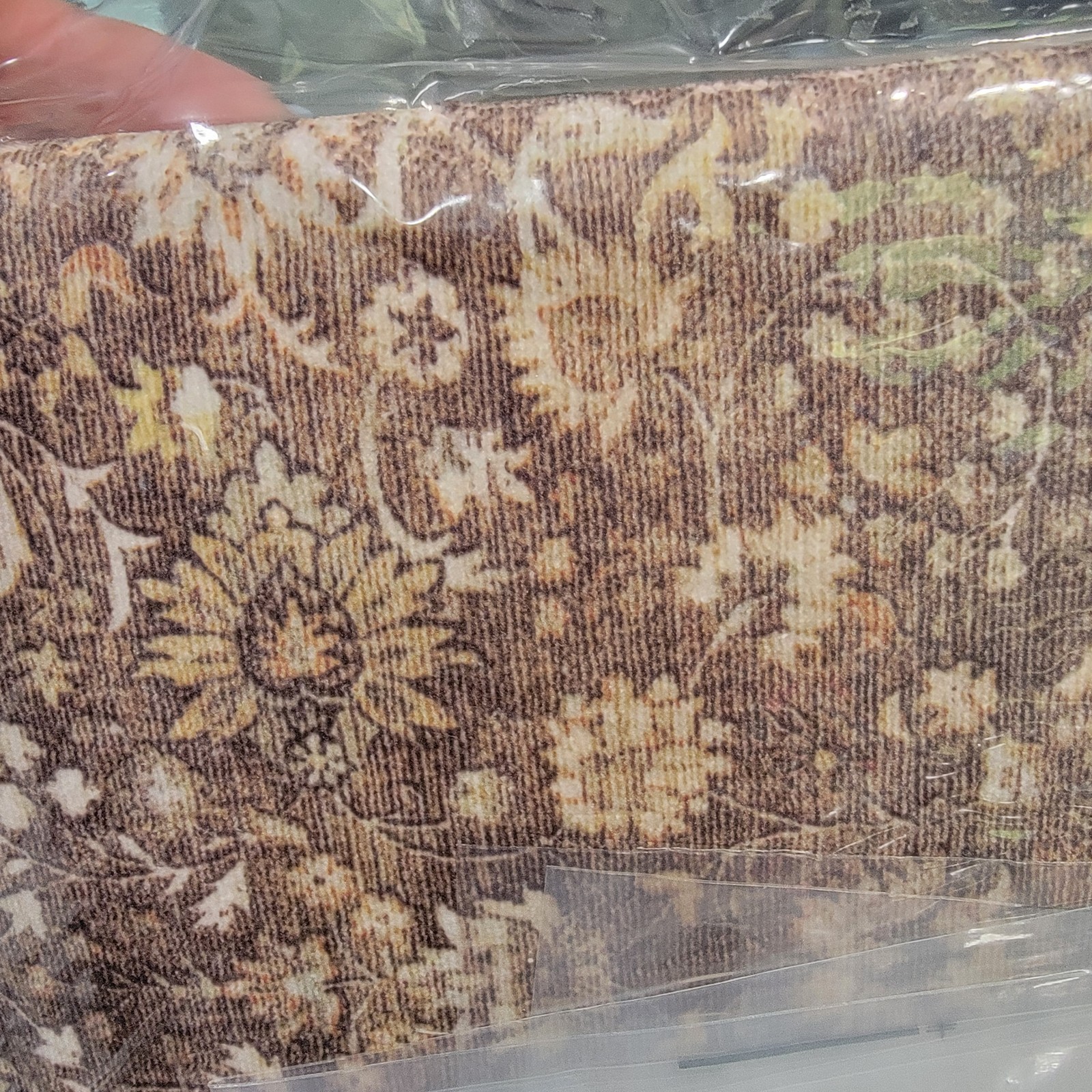 Berthmeer 2×3 Area Rug Vintage Floral Brown Beige Washable Accent Rug New