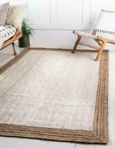 Rug Carpet Modern Medallion Area Rug Braided Style Carpet Runner Mat AllSizes