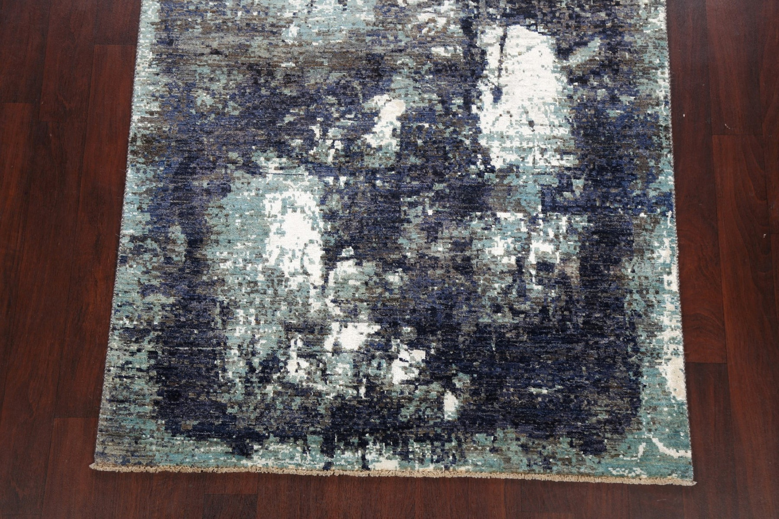 Artistic Modern Abstract Oriental Area Rug Wool/ Silk Hand-made Carpet 5×7