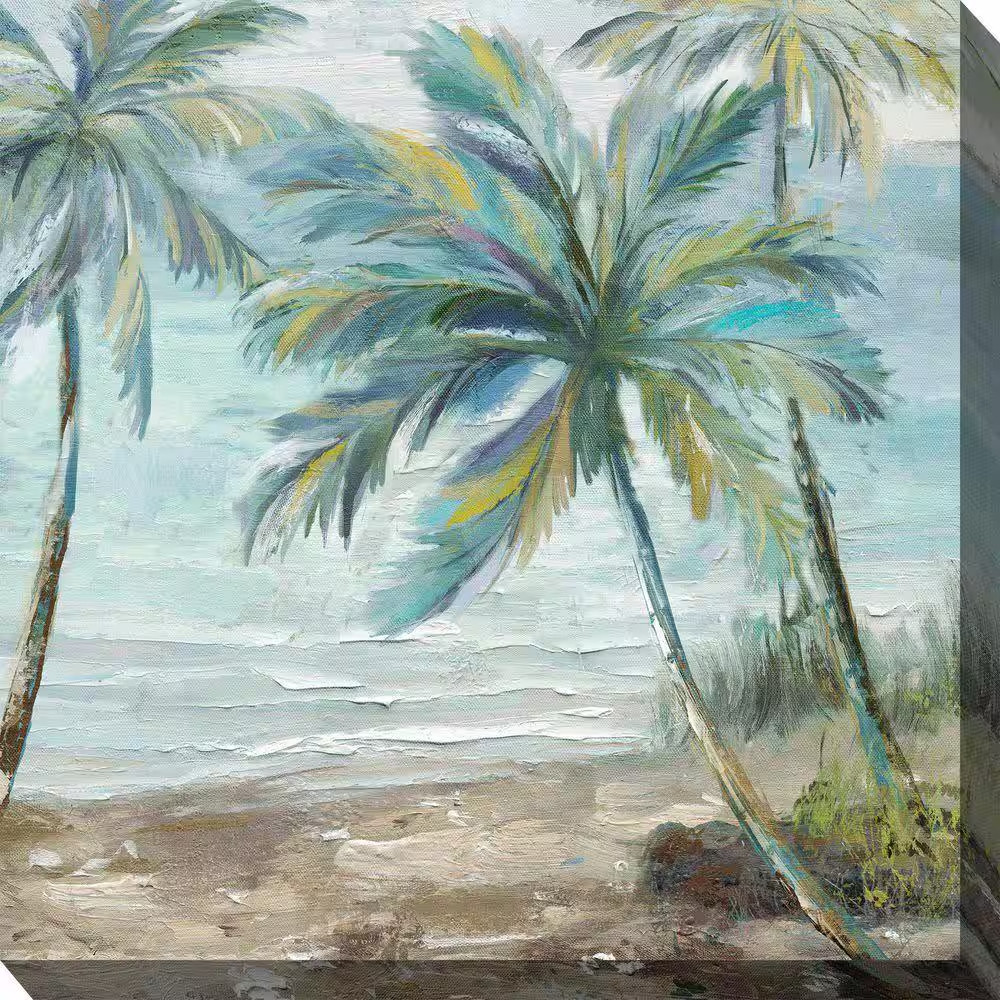 Coastal Palm No2 Outdoor Art 24 In. X 24 In.