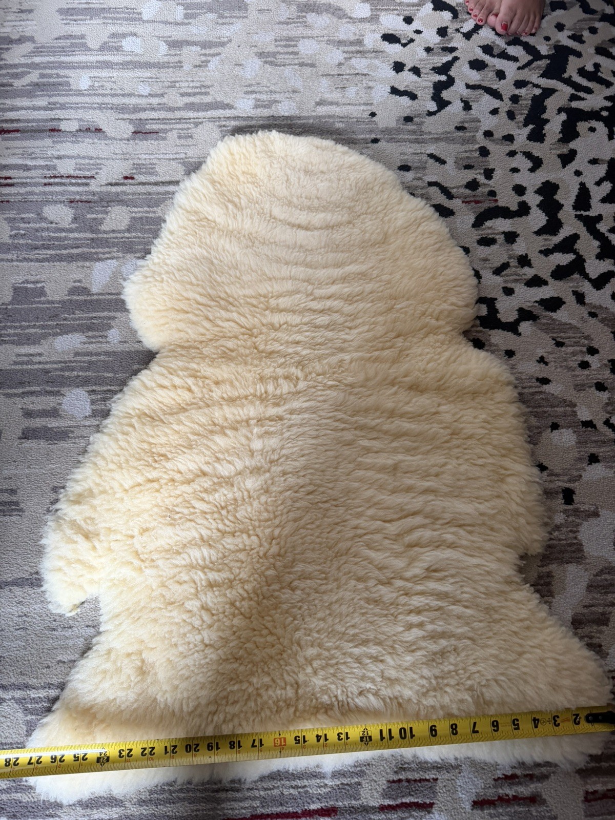 Genuine Australian Sheepskin Rug, Real Lambskin Single Pelt By Michell-Leather