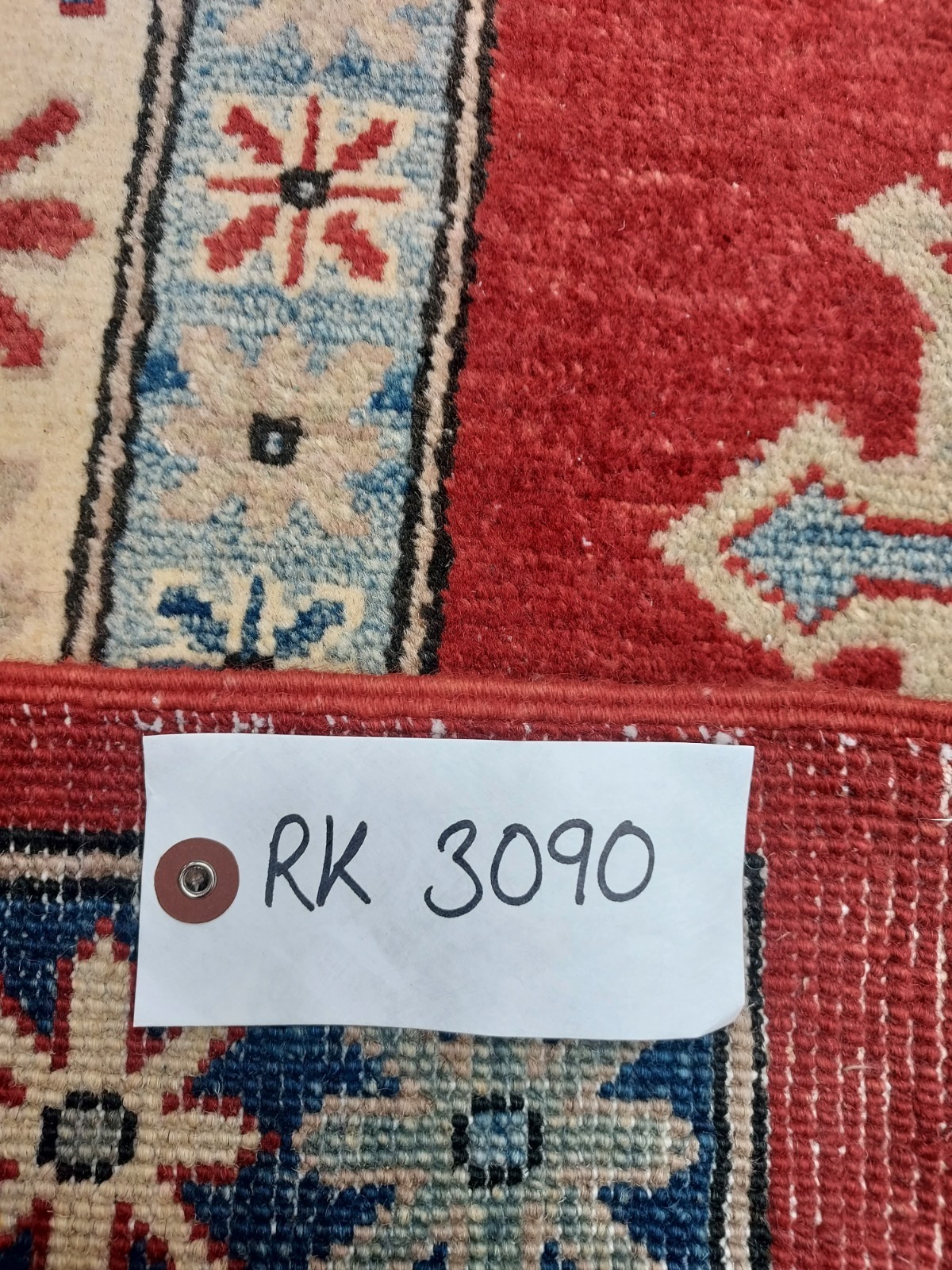 Anatolian Turkish Rug Geometric Kazak HandMade Anatolian Tribal Rug, 9×11.5Ft