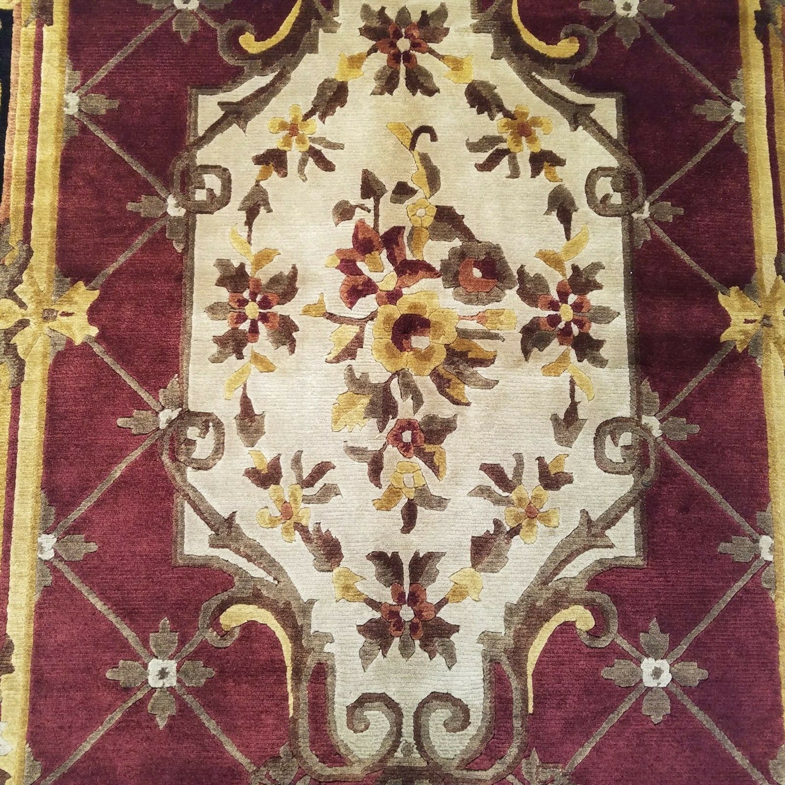 Kalaty Le Palais Plum Black Indoor Area Rug- 4×6, 6×9, 8×10, 12×15 – PS-501