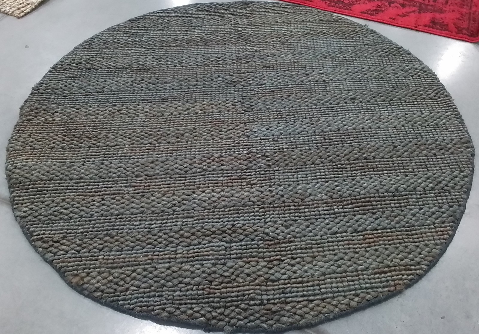 CHARCOAL 6′-0″ x 6′-0″ Flaw in Rug, Reduced Price 1172808972 NF212C-6R