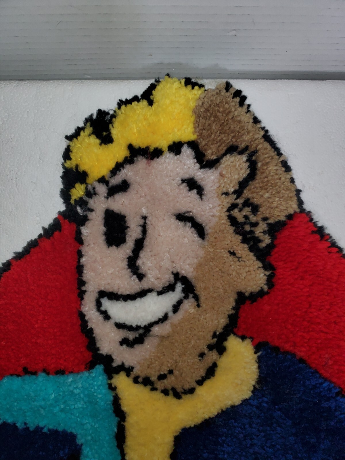 Fallout Pip Boy Tufted Rug. Preowned See Description.