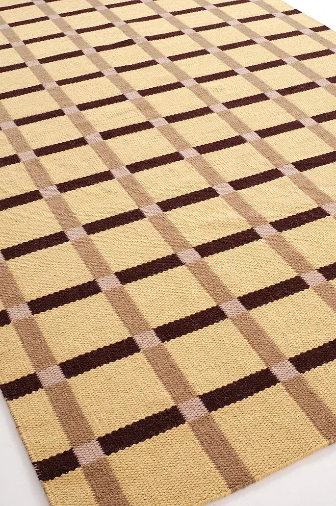 Scandinavian Swedish Kilim Wool Handmade Rug Bohemian Flat weave Large Area Rugs