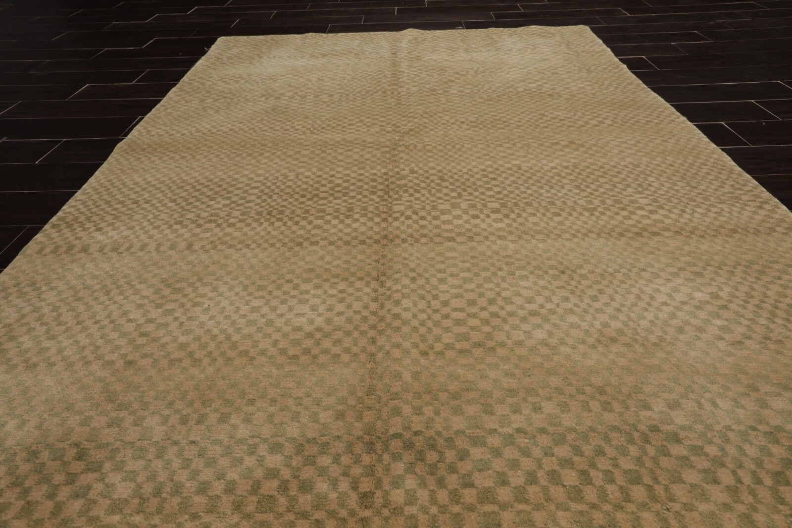 Michaelian & Kohlberg Hand Knotted Swiss Wash Wool Tibetan Area Rug 4’11″x6’10”