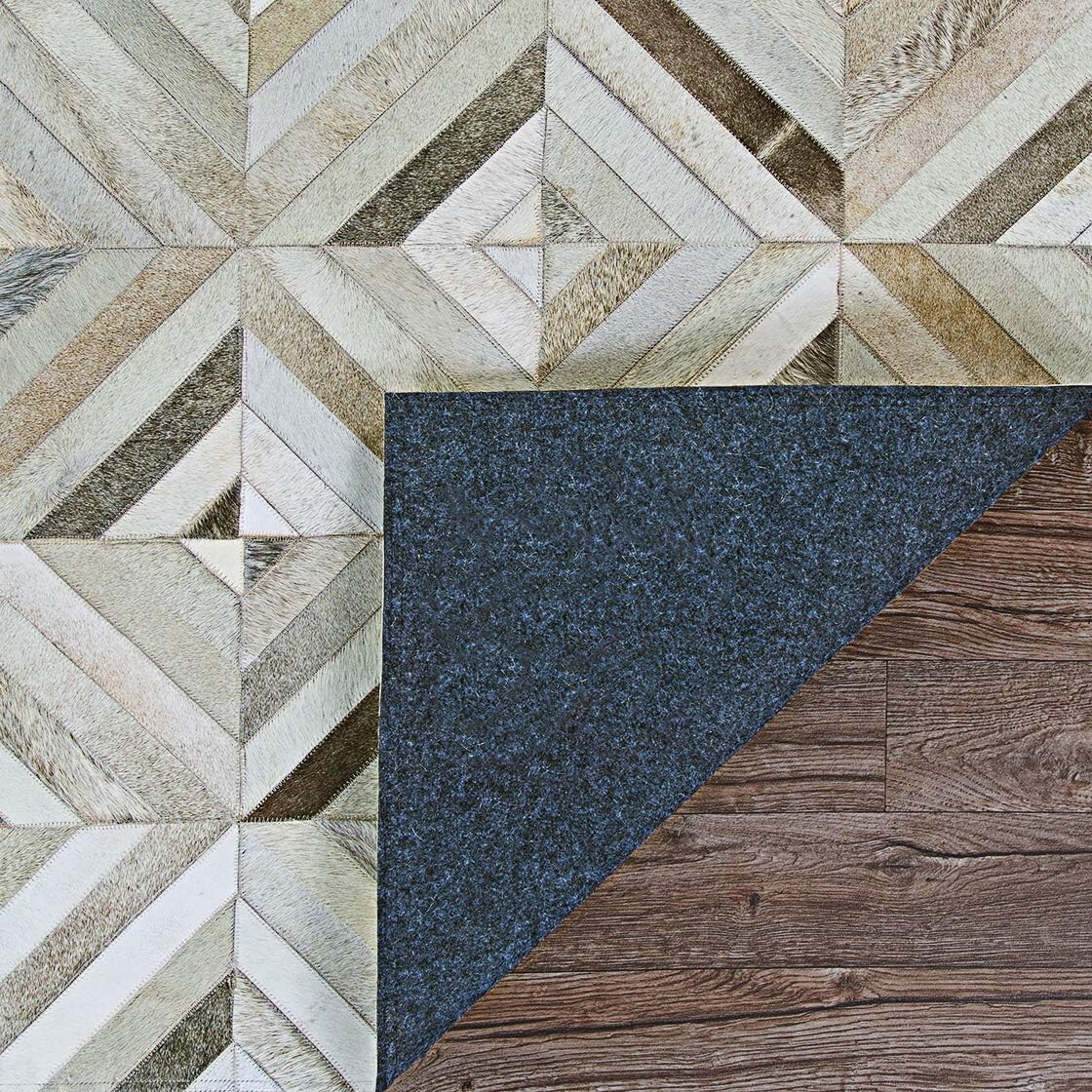Premium Quality Handmade Leather Rug carpet Unique Design for Home Decor Gift 49