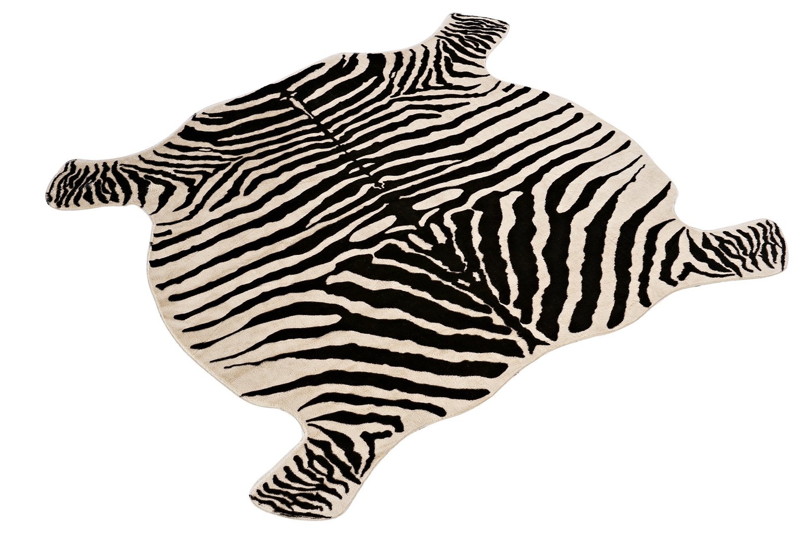 Area Rug Faux Zebra Print Rug 4.3×4.7 Feet Rug/Mat/Carpets for Home