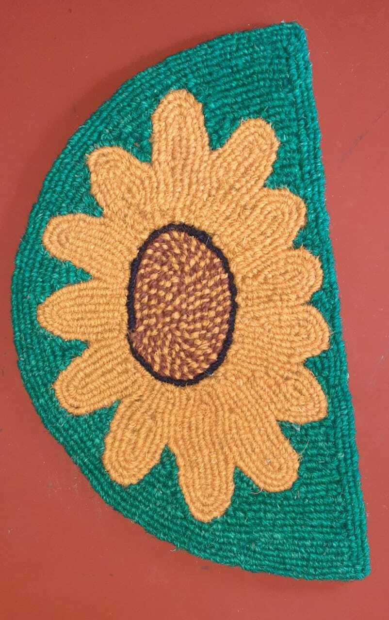 Ceylon Handmade Rope Rug Coir Coconut Fiber Modern Look Area Carpet Home Decor