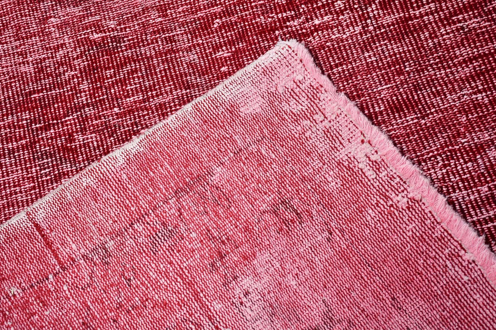 Vintage Rug, 4,9×8,4 ft Large Rug, Red Animal Print Wool Turkish Rug