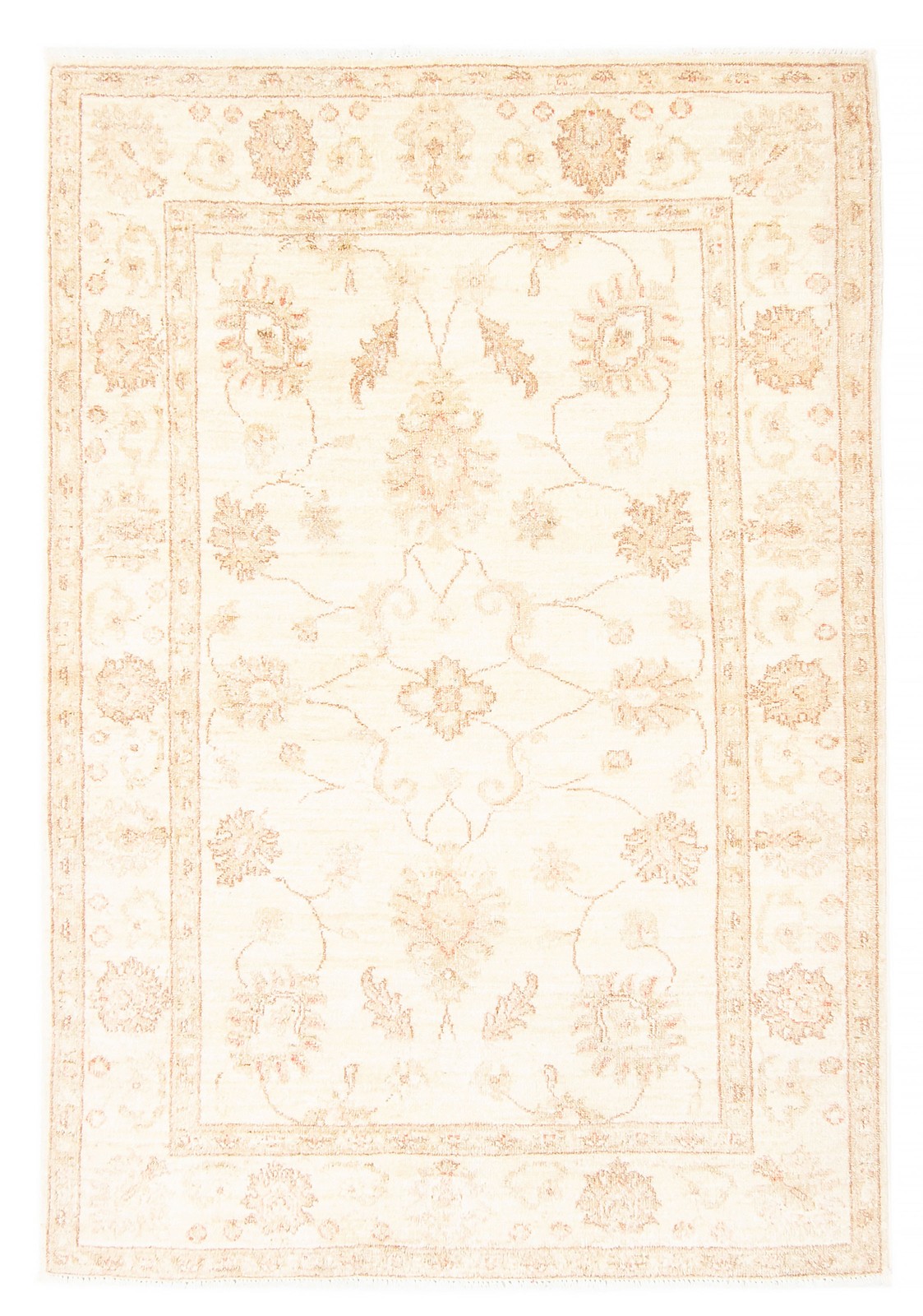Traditional Hand-knotted Wool Oriental Carpet 3’4″ x 4’10” Area Rug