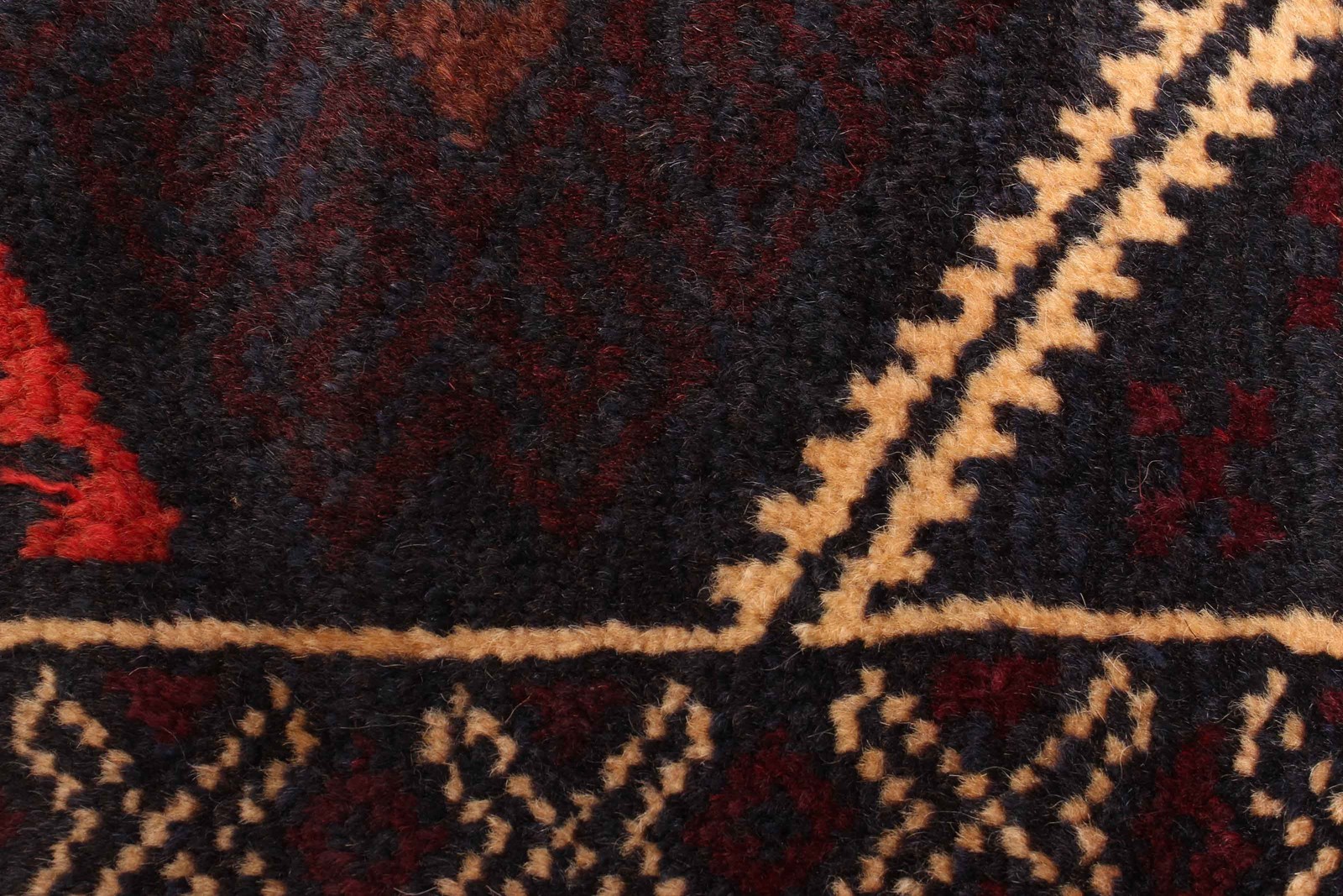 Vintage Hand-Knotted Carpet 3’3″ x 4’8″ Traditional Oriental Wool Area Rug