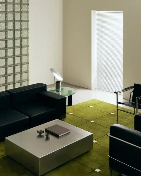 Nordic Knots Milano Hand Tufted Wool Rug – Green & White Modern Scandi Area Rug