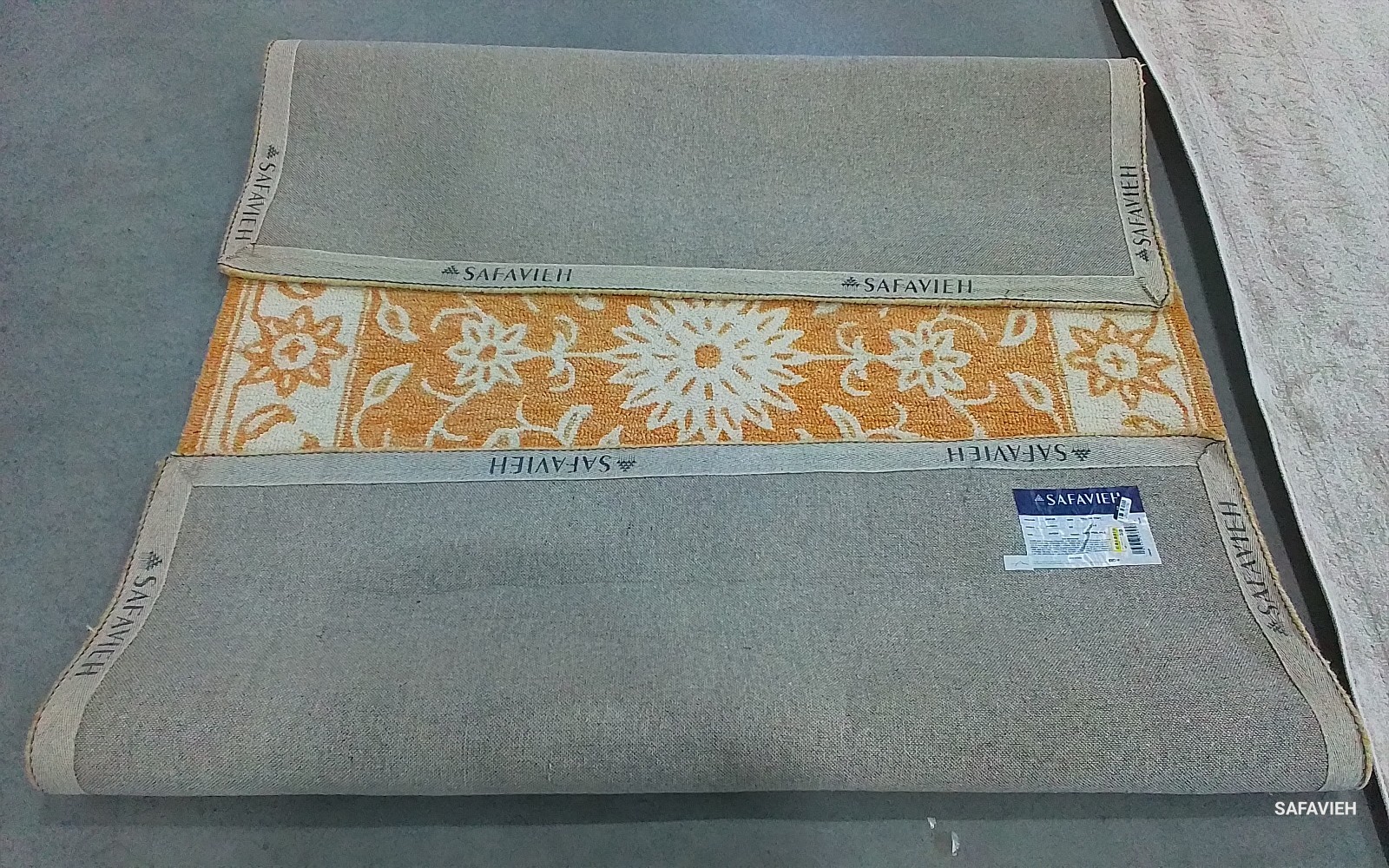 YELLOW / IVORY 5′-0″ x 8′-0″ Flaw in Rug, Reduced Price 1172782279 JAR601C-5