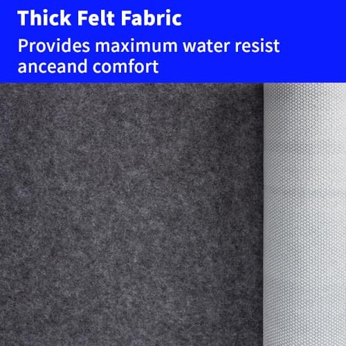 Waterproof Non-Slip Rug Pad 8×10 for Large Area Rugs Durable Felt Floor