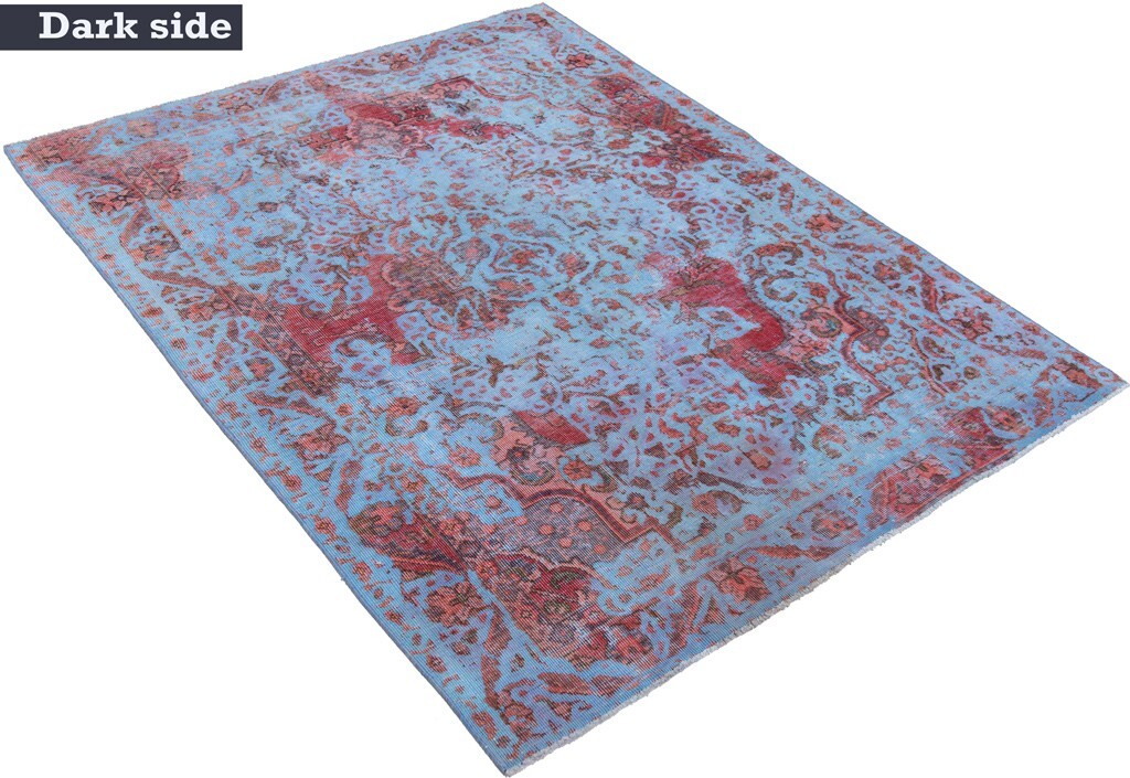 Vintage Hand-Knotted 68 1/2×53 1/2in-Orient, Modern, Carpet, Rug, Blue