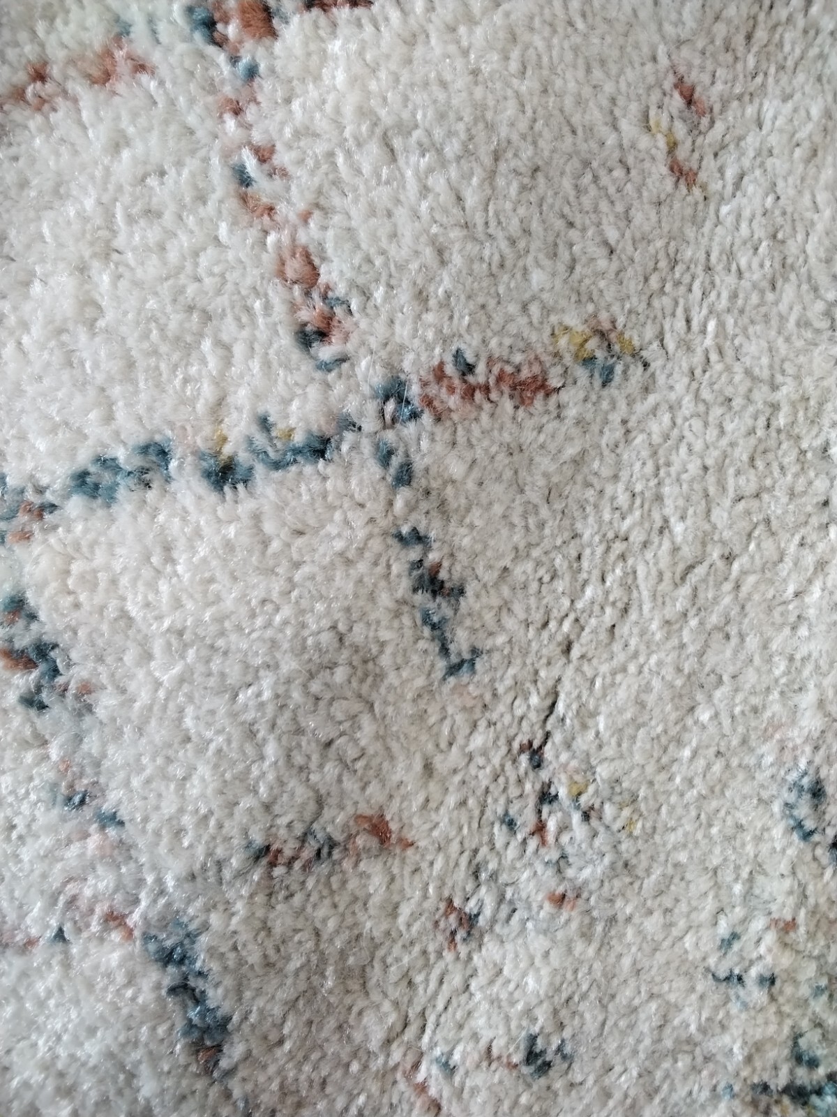 IVORY / TURQUO 6′-7″ X 6′-7″ Back Stain Rug, Reduced Price 1172741312 TUL268M-7R