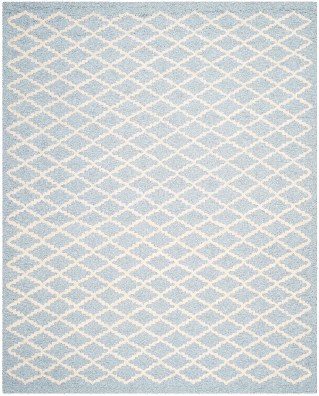 Safavieh Cambridge LIGHT BLUE / IVORY Wool Area Rug 8′ x 10′ – CAM137A-8