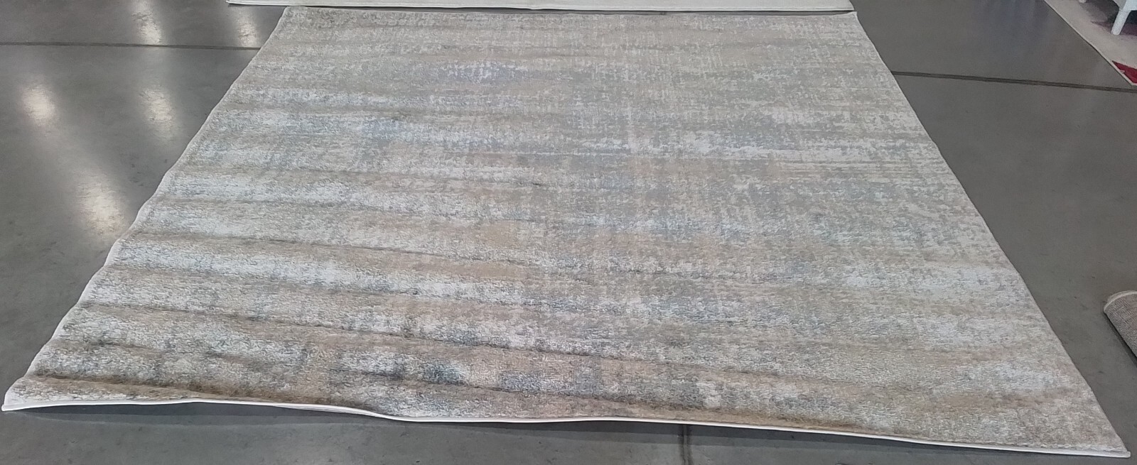 BEIGE / SLATE 8′-0″ x 8′-0″ Back Stain Rug, Reduced Price 1172768455 ADR207B-8SQ